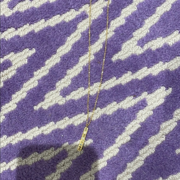 Roman numerals necklace STAINLESS STEELE - Picture 3 of 5